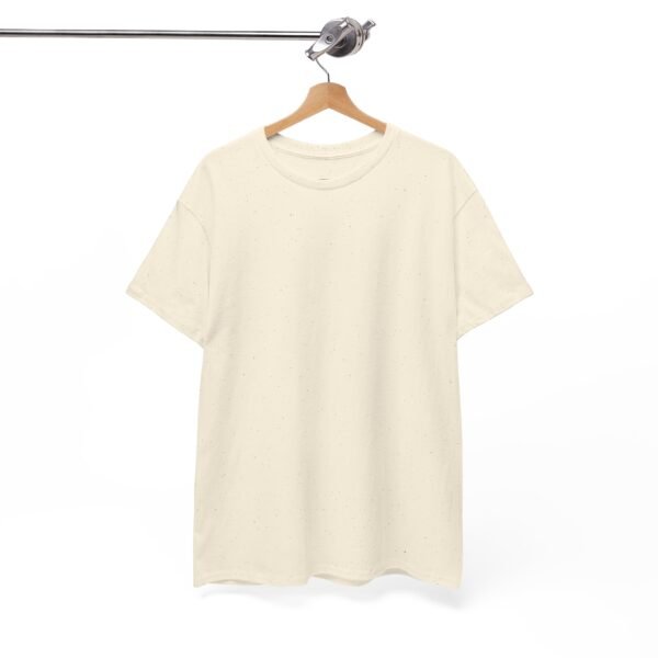 Natural color unisex Cotton Tee - Image 2