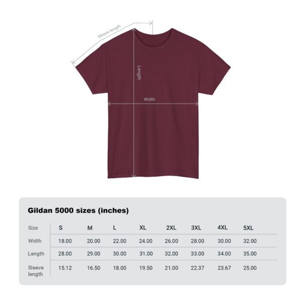 Maroon color unisex Cotton Tee - Image 12