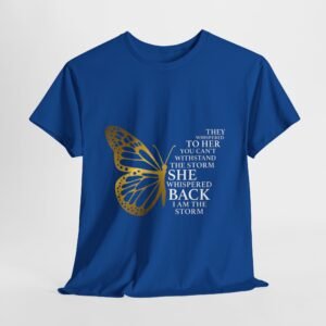 Empowering Butterfly Quote Unisex Heavy Cotton Tee
