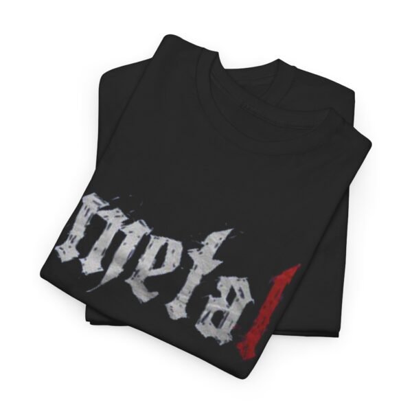 Unisex Heavy Cotton Tee - Metal Music Graphic Tee - Image 8