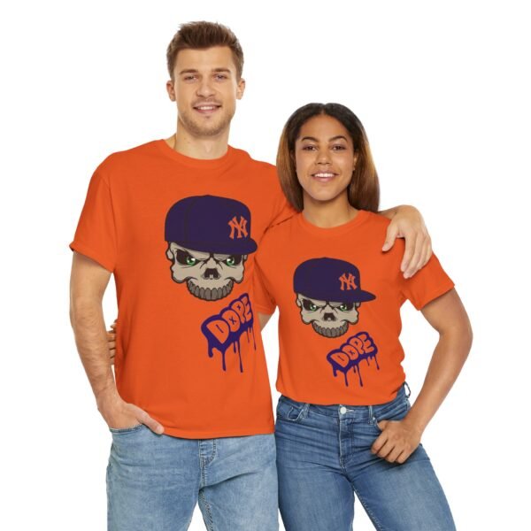 Dope Skull Unisex Heavy Cotton Tee - Streetwear Style - Image 9