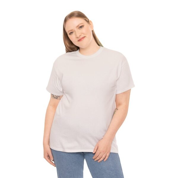 ice grey color unisex Cotton Tee - Image 10