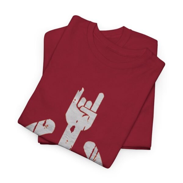 Rock On Unisex Heavy Cotton Tee - Music Lover's Graphic T-Shirt - Image 16
