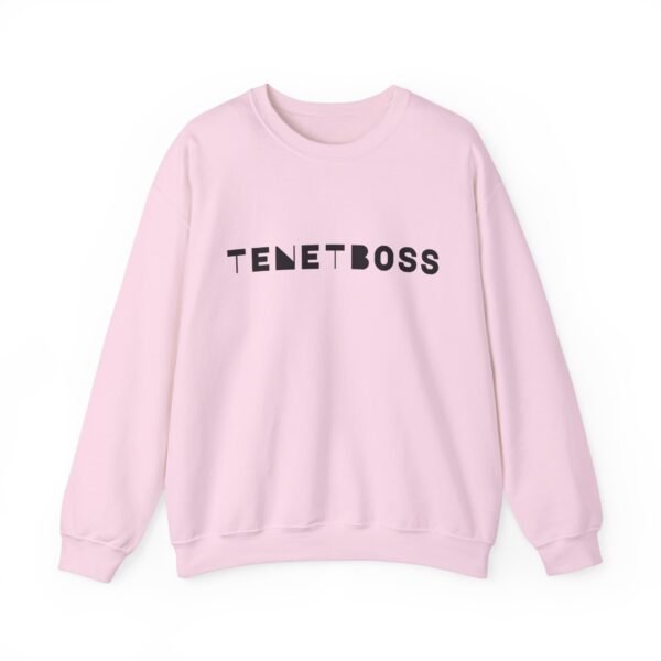 Trendy Unisex Crewneck Sweatshirt - 'TENETBOSS' Statement Piece - Image 12