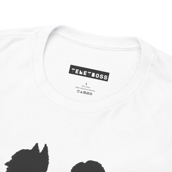 Superhero Silhouette Unisex Heavy Cotton Tee - Classic Batman & Superman Design - Image 6